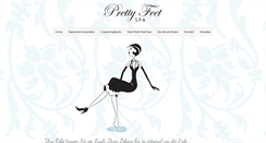 Desktop Screenshot of prettyfeetspa.de