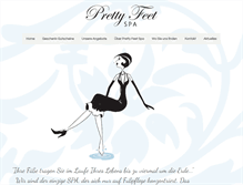 Tablet Screenshot of prettyfeetspa.de